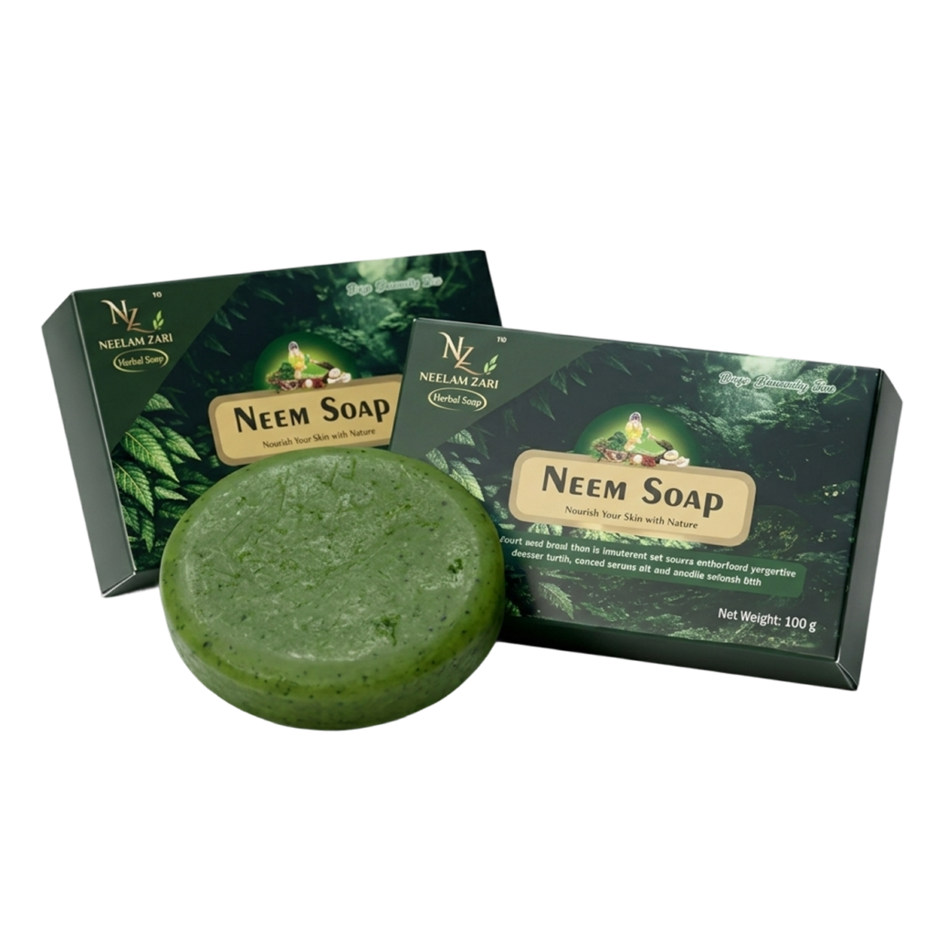 Neelam Zari's neem soap for acne